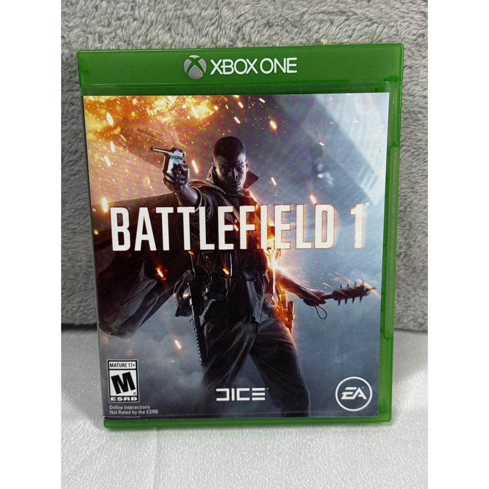 EA Battlefield 1 Xbox One Game Green Case WWI Shooter FPS